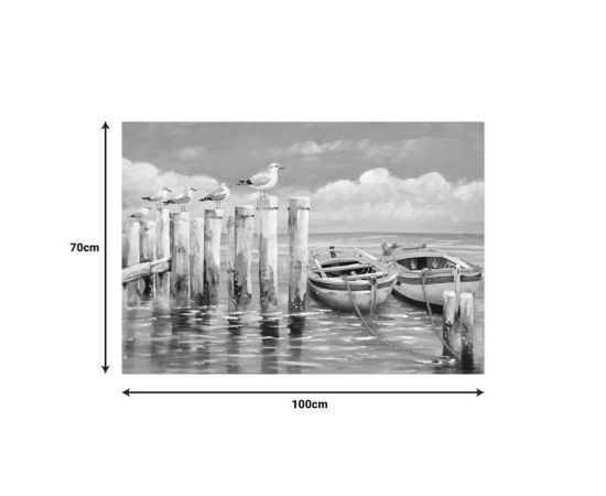 Πίνακας σε καμβά Port Inart 100x3x70εκ - ΠΙΝΑΚΕΣ στο Milonadakis.gr