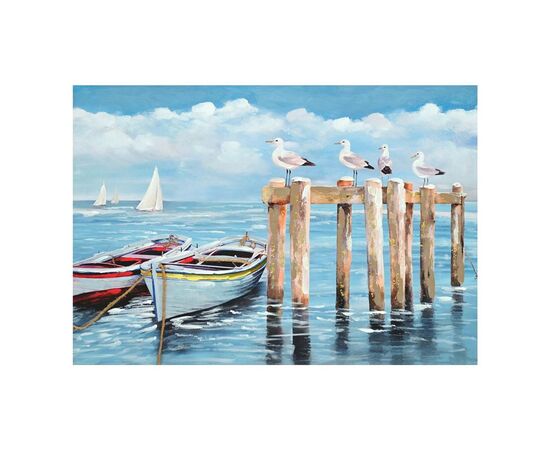 Πίνακας σε καμβά Port I Inart 100x3x70εκ - ΠΙΝΑΚΕΣ στο Milonadakis.gr