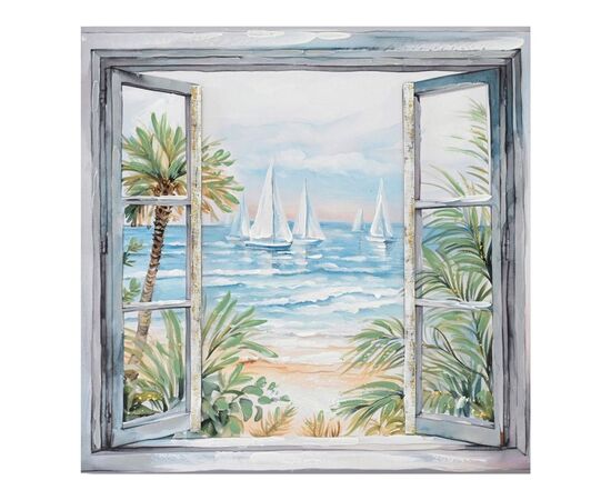 Πίνακας σε καμβά Deive Inart 80x3x80εκ - ΠΙΝΑΚΕΣ στο Milonadakis.gr