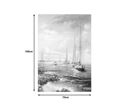 Πίνακας σε καμβά Sailsy Inart 70x3x100εκ - ΠΙΝΑΚΕΣ στο Milonadakis.gr