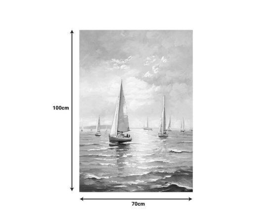 Πίνακας σε καμβά Sailsy I Inart 70x3x100εκ - ΠΙΝΑΚΕΣ στο Milonadakis.gr