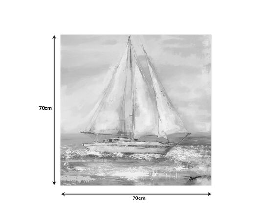 Πίνακας σε καμβά Siedo I Inart 70x3.5x70εκ - ΠΙΝΑΚΕΣ στο Milonadakis.gr