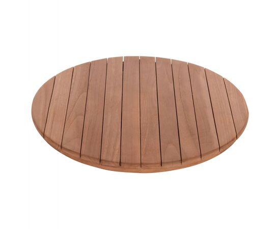 ΕΠΙΦΑΝΕΙΑ ΤΡΑΠΕΖΙΟΥ ΣΤΡΟΓΓΥΛΗ HM18132 ΞΥΛΟ TEAK--ΦΥΣΙΚΟ Φ60x4(πάχος)εκ. - ΤΡΑΠΕΖΙΑ ΕΞ. ΧΩΡΟΥ στο Milonadakis.gr