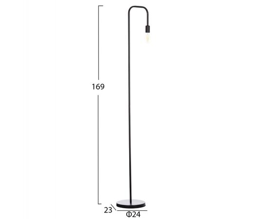 ΦΩΤΙΣΤΙΚΟ ΔΑΠΕΔΟΥ KRAMER HM7535.11 ΜΕΤΑΛΛΟ ΣΕ ΜΑΥΡΟ 23x169Υεκ. - ΦΩΤΙΣΤΙΚΑ ΔΑΠΕΔΟΥ στο Milonadakis.gr
