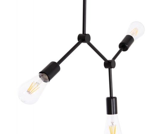 ΦΩΤΙΣΤΙΚΟ ΟΡΟΦΗΣ 3-ΦΩΤΟ LIGHTY HM7404.11 ΜΕΤΑΛΛΟ ΣΕ ΜΑΥΡΟ 52x5x48Υεκ. - ΦΩΤΙΣΤΙΚΑ ΟΡΟΦΗΣ στο Milonadakis.gr