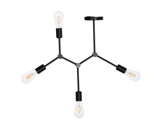 ΦΩΤΙΣΤΙΚΟ ΟΡΟΦΗΣ 4-ΦΩΤΟ LIGHTY HM7405.11 ΜΕΤΑΛΛΟ ΣΕ ΜΑΥΡΟ 57x5x52Υεκ. - ΦΩΤΙΣΤΙΚΑ ΟΡΟΦΗΣ στο Milonadakis.gr