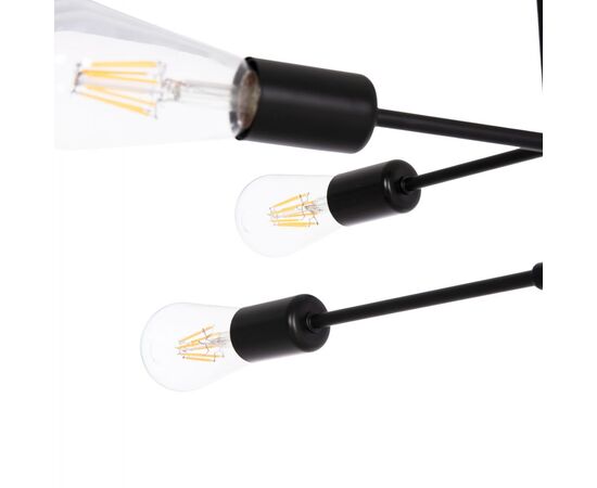 ΦΩΤΙΣΤΙΚΟ ΟΡΟΦΗΣ ΠΟΛΥΦΩΤΟ LIGHTY HM7427.11 ΜΕΤΑΛΛΟ ΣΕ ΜΑΥΡΟ 51x51x23Υεκ. - ΦΩΤΙΣΤΙΚΑ ΟΡΟΦΗΣ στο Milonadakis.gr