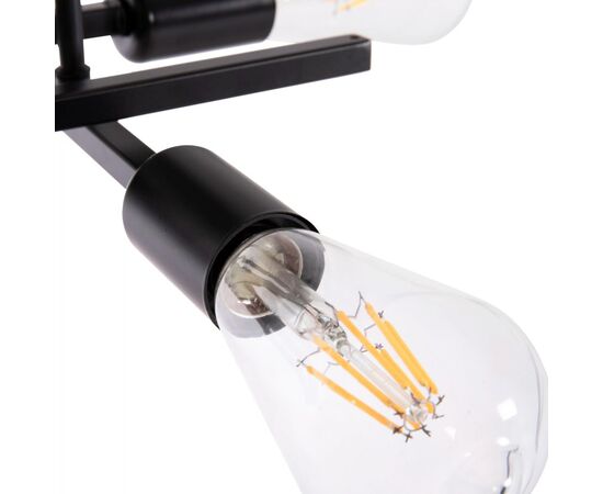 ΦΩΤΙΣΤΙΚΟ ΟΡΟΦΗΣ ΠΟΛΥΦΩΤΟ LIGHTY HM7428.11 ΜΕΤΑΛΛΟ ΣΕ ΜΑΥΡΟ 28x28x15Υεκ. - ΦΩΤΙΣΤΙΚΑ ΟΡΟΦΗΣ στο Milonadakis.gr