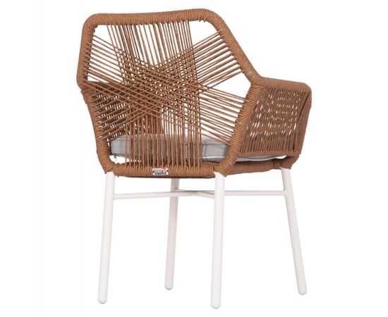 ΠΟΛΥΘΡΟΝΑ TOPIN HM6048.11 ΑΛΟΥΜΙΝΙΟ ΛΕΥΚΟ-P.E. RATTAN ΜΠΕΖ 59x63x81Υεκ - ΚΑΡΕΚΛΕΣ - ΠΟΛΥΘΡΟΝΕΣ στο Milonadakis.gr