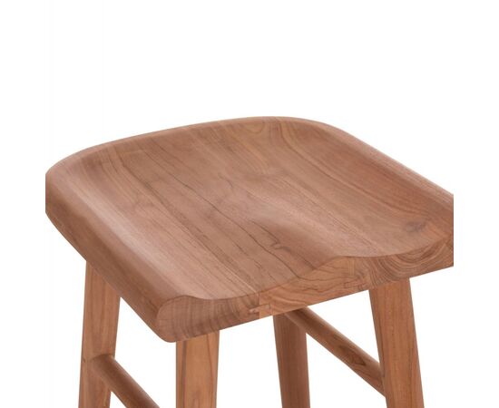 ΣΚΑΜΠΟ ΜΠΑΡ BOLMAR HM18108 ΞΥΛΟ ΤΕΑΚ ΣΕ ΦΥΣΙΚΟ 40.5x44x74Υεκ. - ΠΟΥΦ - ΣΚΑΜΠΟ - ΜΠΑΟΥΛΟ στο Milonadakis.gr