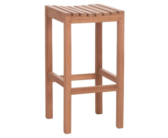 ΣΚΑΜΠΟ ΜΠΑΡ NIKOL HM18109 ΞΥΛΟ ΤΕΑΚ ΣΕ ΦΥΣΙΚΟ 40x40x77Υεκ. - ΠΟΥΦ - ΣΚΑΜΠΟ - ΜΠΑΟΥΛΟ στο Milonadakis.gr