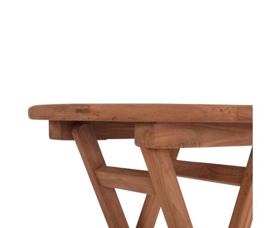ΤΡΑΠΕΖΙ ΣΚΗΝΟΘΕΤΗ ΣΤΡΟΓΓΥΛΟ ERIS HM18119 ΞΥΛΟ TEAK--ΦΥΣΙΚΟ Φ60x75Υεκ. - ΤΡΑΠΕΖΙΑ ΕΞ. ΧΩΡΟΥ στο Milonadakis.gr
