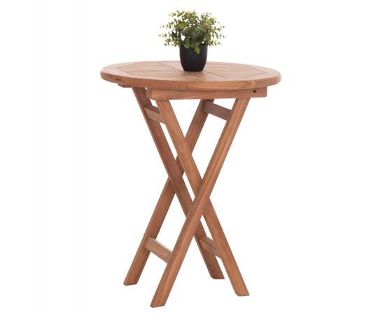 ΤΡΑΠΕΖΙ ΣΚΗΝΟΘΕΤΗ ΣΤΡΟΓΓΥΛΟ ERIS HM18119 ΞΥΛΟ TEAK--ΦΥΣΙΚΟ Φ60x75Υεκ. - ΤΡΑΠΕΖΙΑ ΕΞ. ΧΩΡΟΥ στο Milonadakis.gr