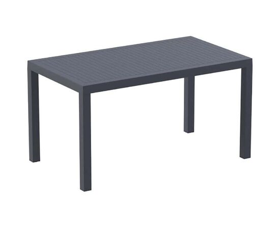 ARES ΤΡΑΠΕΖΙ 140Χ80Χ75εκ. DARK GREY ΠΟΛ/ΝΙΟΥ - ΤΡΑΠΕΖΙΑ ΕΞ. ΧΩΡΟΥ στο Milonadakis.gr