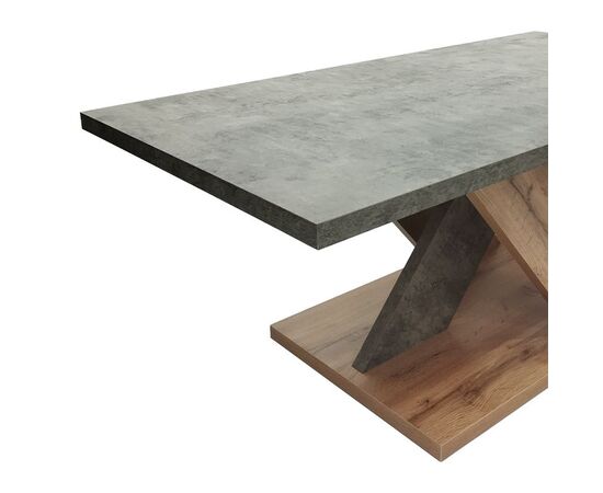 Τραπέζι σαλονιού Solange pakoworld σε γκρι-sonoma απόχρωση 110x55x47.5εκ - ΤΡΑΠΕΖΑΚΙΑ ΣΑΛΟΝΙΟΥ στο Milonadakis.gr
