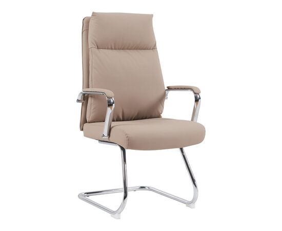 Καρέκλα επισκέπτη Siquel I pakoworld pu σε cappuccino απόχρωση 58x62x105εκ - ΚΑΡΕΚΛΕΣ ΕΠΙΣΚΕΠΤΗ στο Milonadakis.gr