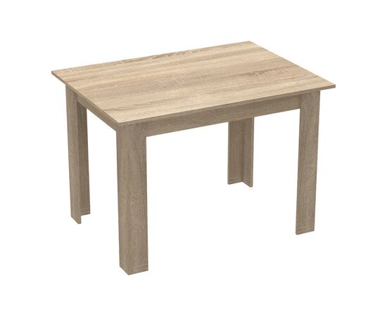 Τραπεζαρία Manka-Parker pakoworld σετ 5τεμ mdf σε μαύρη-sonoma απόχρωση 110x80x77εκ - ΤΡΑΠΕΖΑΡΙΕΣ στο Milonadakis.gr