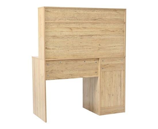 Γραφείο εργασίας Secreta pakoworld με ράφι σε oak απόχρωση 110x50x135εκ - ΓΡΑΦΕΙΑ στο Milonadakis.gr
