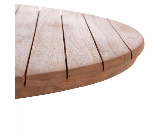 ΕΠΙΦΑΝΕΙΑ ΤΡΑΠΕΖΙΟΥ ΣΤΡΟΓΓΥΛΗ HM18133 ΞΥΛΟ TEAK--ΦΥΣΙΚΟ Φ70x4(πάχος)εκ. - ΤΡΑΠΕΖΙΑ ΕΞ. ΧΩΡΟΥ στο Milonadakis.gr
