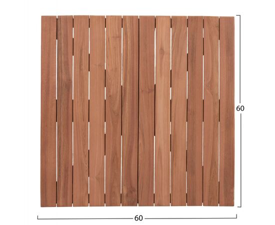 ΕΠΙΦΑΝΕΙΑ ΤΡΑΠΕΖΙΟΥ ΤΕΤΡΑΓΩΝΗ HM18135 ΞΥΛΟ TEAK--ΦΥΣΙΚΟ 60x60x4(πάχος)εκ. - ΤΡΑΠΕΖΙΑ ΕΞ. ΧΩΡΟΥ στο Milonadakis.gr