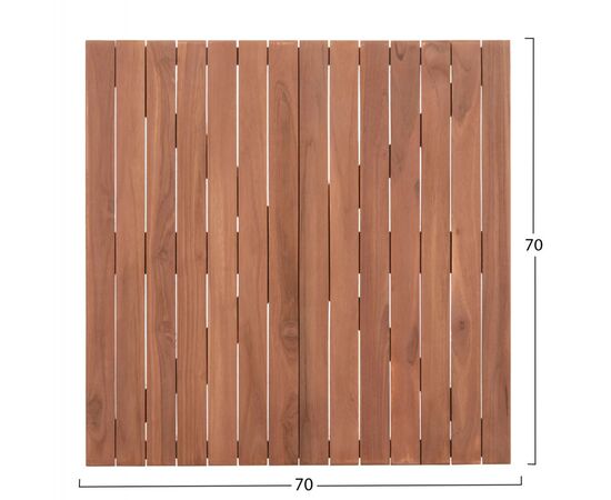 ΕΠΙΦΑΝΕΙΑ ΤΡΑΠΕΖΙΟΥ ΤΕΤΡΑΓΩΝΗ HM18136 ΞΥΛΟ TEAK--ΦΥΣΙΚΟ 70x70x4(πάχος)εκ. - ΤΡΑΠΕΖΙΑ ΕΞ. ΧΩΡΟΥ στο Milonadakis.gr