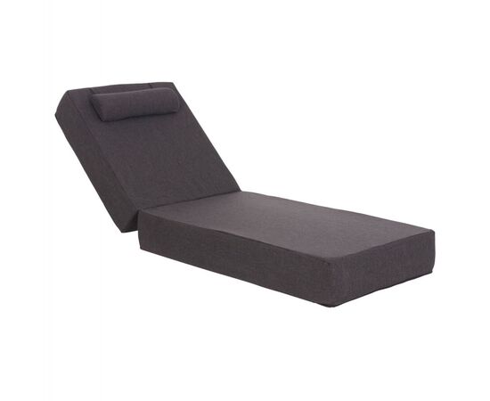 ΜΑΞΙΛΑΡΙ ΞΑΠΛΩΣΤΡΑΣ KIHEI HM21094.03 OLEFIN ΣΚΟΥΡΟ ΓΚΡΙ ΜΕ FOAM 198x70x20Υεκ - ΜΑΞΙΛΑΡΙΑ στο Milonadakis.gr