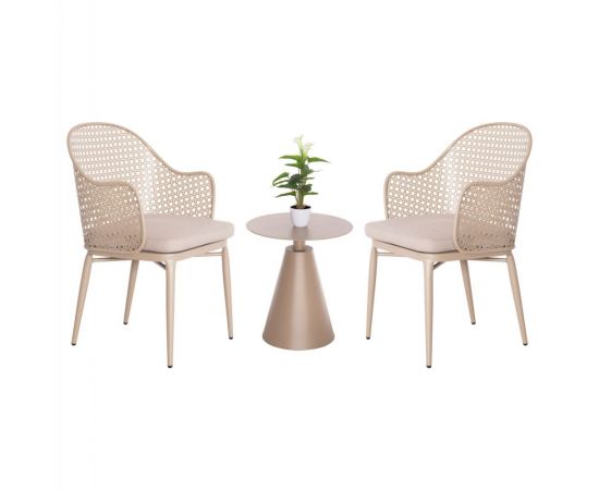 ΣΕΤ LOUNGE 3TMX ΕΞ.ΧΩΡΟΥ OREGO HM21106.03 ΑΛΟΥΜΙΝΙΟ ΣΕ ΚΑΠΟΥΤΣΙΝΟ - ΣΕΤ ΣΑΛΟΝΙΑ στο Milonadakis.gr