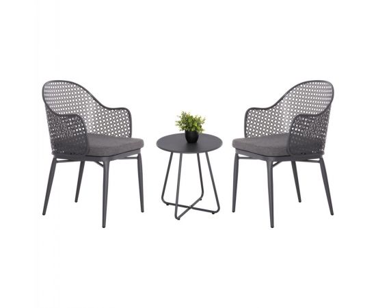 ΣΕΤ LOUNGE 3TMX ΕΞ.ΧΩΡΟΥ OREGO HM21107.01 ΑΛΟΥΜΙΝΙΟ & ΜΕΤΑΛΛΟ ΣΕ ΣΚΟΥΡΟ ΓΚΡΙ - ΣΕΤ ΣΑΛΟΝΙΑ στο Milonadakis.gr