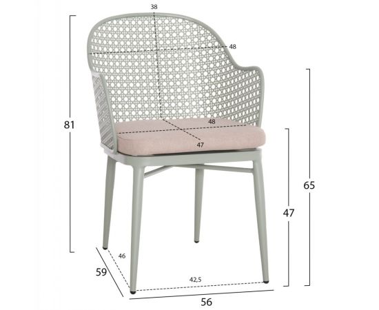 ΣΕΤ LOUNGE 3TMX ΕΞ.ΧΩΡΟΥ OREGO HM21107.06 ΑΛΟΥΜΙΝΙΟ & ΜΕΤΑΛΛΟ ΣΕ ΦΥΣΤΙΚΙ - ΣΕΤ ΣΑΛΟΝΙΑ στο Milonadakis.gr