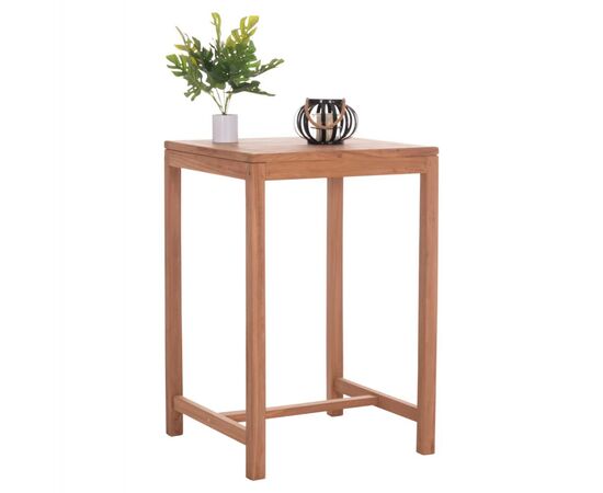 ΤΡΑΠΕΖΙ ΜΠΑΡ ΤΕΤΡΑΓΩΝΟ PRESSCOT HM18113 ΞΥΛΟ TEAK ΣΕ ΦΥΣΙΚΟ 70x70x105Υεκ. - ΤΡΑΠΕΖΙΑ ΕΞ. ΧΩΡΟΥ στο Milonadakis.gr