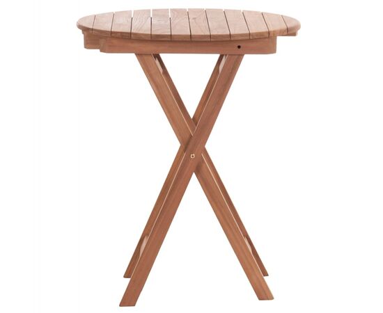 ΤΡΑΠΕΖΙ ΣΚΗΝΟΘΕΤΗ ΣΤΡΟΓΓΥΛΟ HEIDEL HM18120 ΞΥΛΟ TEAK--ΦΥΣΙΚΟ Φ60x75Υεκ. - ΤΡΑΠΕΖΙΑ ΕΞ. ΧΩΡΟΥ στο Milonadakis.gr