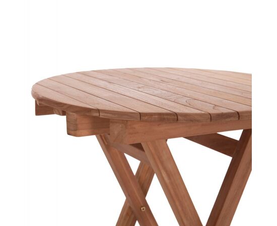 ΤΡΑΠΕΖΙ ΣΚΗΝΟΘΕΤΗ ΣΤΡΟΓΓΥΛΟ HEIDEL HM18120 ΞΥΛΟ TEAK--ΦΥΣΙΚΟ Φ60x75Υεκ. - ΤΡΑΠΕΖΙΑ ΕΞ. ΧΩΡΟΥ στο Milonadakis.gr