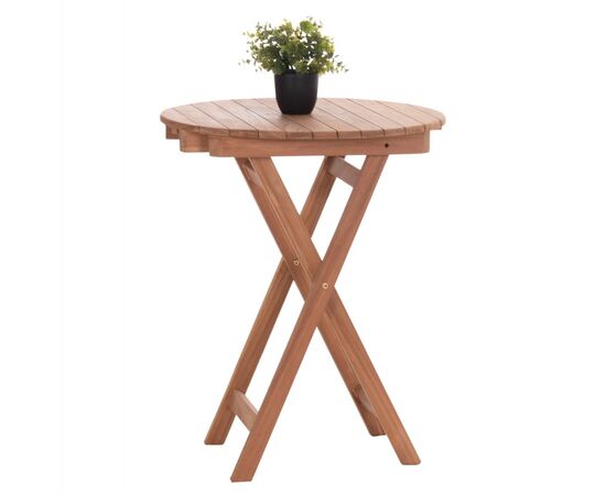 ΤΡΑΠΕΖΙ ΣΚΗΝΟΘΕΤΗ ΣΤΡΟΓΓΥΛΟ HEIDEL HM18120 ΞΥΛΟ TEAK--ΦΥΣΙΚΟ Φ60x75Υεκ. - ΤΡΑΠΕΖΙΑ ΕΞ. ΧΩΡΟΥ στο Milonadakis.gr
