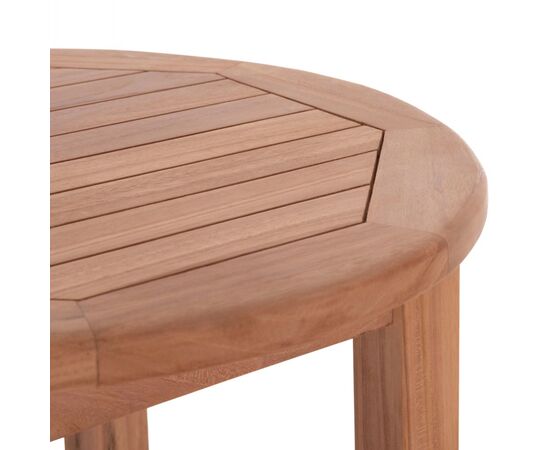 ΤΡΑΠΕΖΙ/ΣΤΑΝΤ ΜΠΑΡ ΣΤΡΟΓΓΥΛΟ PRESSCOT HM18114 ΞΥΛΟ TEAK--ΦΥΣΙΚΟ Φ60x105Υεκ. - ΤΡΑΠΕΖΙΑ ΕΞ. ΧΩΡΟΥ στο Milonadakis.gr