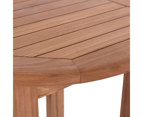 ΤΡΑΠΕΖΙ/ΣΤΑΝΤ ΜΠΑΡ ΣΤΡΟΓΓΥΛΟ PRESSCOT HM18114 ΞΥΛΟ TEAK--ΦΥΣΙΚΟ Φ60x105Υεκ. - ΤΡΑΠΕΖΙΑ ΕΞ. ΧΩΡΟΥ στο Milonadakis.gr