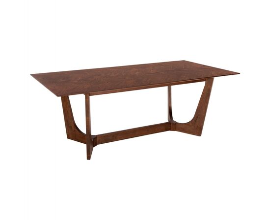 ΤΡΑΠΕΖΙ ΤΡΑΠΕΖΑΡΙΑΣ RIMER HM9742 MDF ΜΕ ΚΑΠΛΑΜΑ ΦΡΑΞΙΝΟΥ-ΚΑΡΥΔΙ ΧΡΩΜΑ 220X100x75Yεκ. - ΤΡΑΠΕΖΙΑ ΚΟΥΖΙΝΑΣ στο Milonadakis.gr