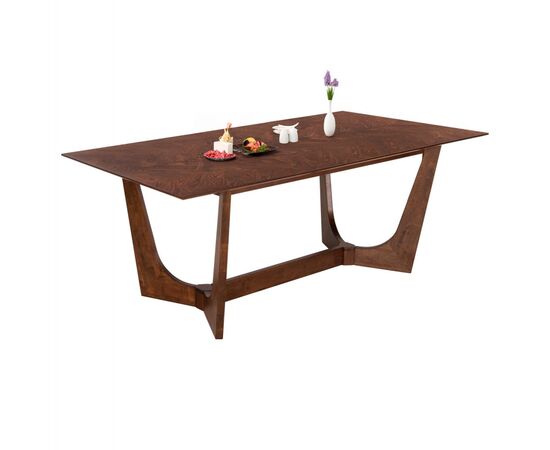ΤΡΑΠΕΖΙ ΤΡΑΠΕΖΑΡΙΑΣ RIMER HM9742 MDF ΜΕ ΚΑΠΛΑΜΑ ΦΡΑΞΙΝΟΥ-ΚΑΡΥΔΙ ΧΡΩΜΑ 220X100x75Yεκ. - ΤΡΑΠΕΖΙΑ ΚΟΥΖΙΝΑΣ στο Milonadakis.gr