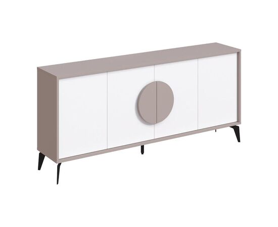 Μπουφές Gora pakoworld σε λευκή με μόκα απόχρωση  180x35.6x82εκ - ΜΠΟΥΦΕΔΕΣ-ΚΟΝΣΟΛΕΣ στο Milonadakis.gr