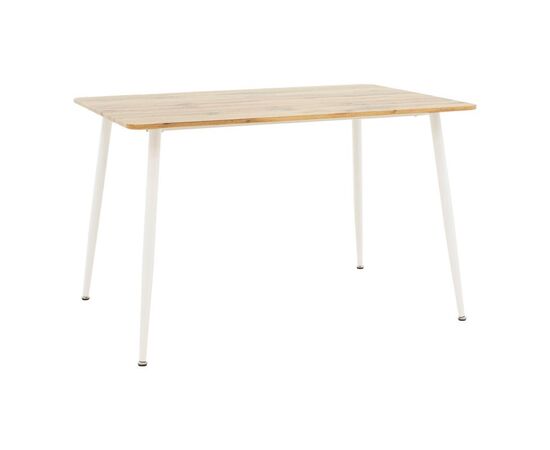 Τραπεζαρία Cuba-Parker pakoworld σετ 5τεμ sonoma-λευκό 120x80x75εκ - ΤΡΑΠΕΖΑΡΙΕΣ στο Milonadakis.gr