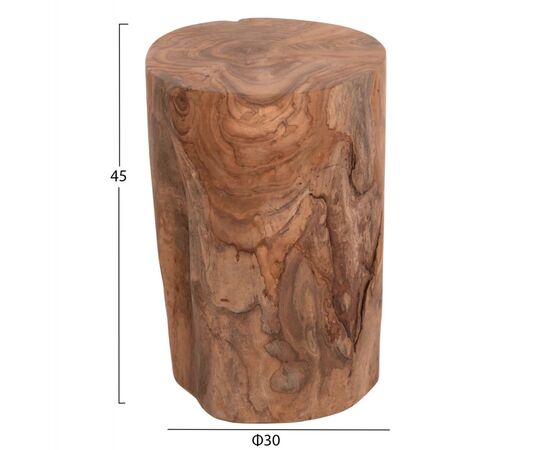 ΒΟΗΘΗΤΙΚΟ ΤΡΑΠΕΖΑΚΙ/ΣΚΑΜΠΟ TRONCO HM9374.21 ΞΥΛΟ TEAK--ΦΥΣΙΚΟ Φ30x45Υεκ. - ΤΡΑΠΕΖΙΑ ΚΟΥΖΙΝΑΣ στο Milonadakis.gr