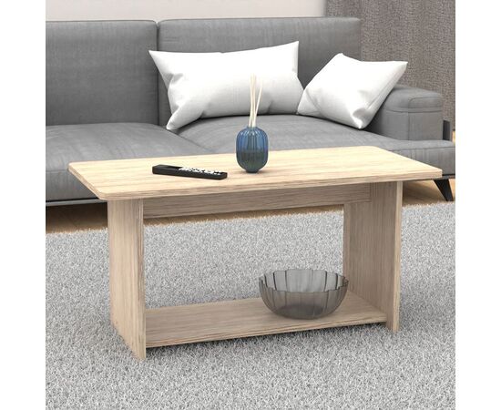 Τραπέζι Kumba pakoworld σε oak απόχρωση 80x40x42εκ - ΤΡΑΠΕΖΑΚΙΑ ΣΑΛΟΝΙΟΥ στο Milonadakis.gr