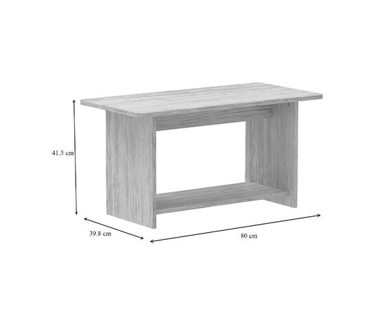 Τραπέζι Kumba pakoworld σε oak απόχρωση 80x40x42εκ - ΤΡΑΠΕΖΑΚΙΑ ΣΑΛΟΝΙΟΥ στο Milonadakis.gr