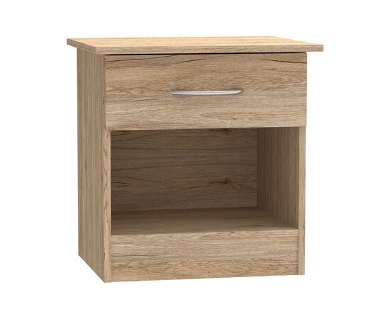 Κομοδίνο Kona pakoworld σε oak απόχρωση 40x34x42εκ - ΚΟΜΟΔΙΝΑ στο Milonadakis.gr