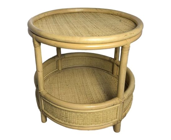 Βοηθητικό τραπέζι Moody pakoworld pe rattan σε φυσική απόχρωση Φ55x51εκ - ΒΟΗΘΗΤΙΚΑ ΤΡΑΠΕΖΑΚΙΑ στο Milonadakis.gr