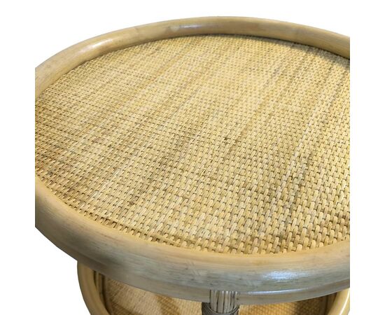 Βοηθητικό τραπέζι Moody pakoworld pe rattan σε φυσική απόχρωση Φ55x51εκ - ΒΟΗΘΗΤΙΚΑ ΤΡΑΠΕΖΑΚΙΑ στο Milonadakis.gr