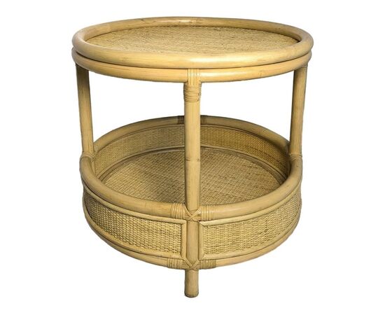 Βοηθητικό τραπέζι Moody pakoworld pe rattan σε φυσική απόχρωση Φ55x51εκ - ΒΟΗΘΗΤΙΚΑ ΤΡΑΠΕΖΑΚΙΑ στο Milonadakis.gr