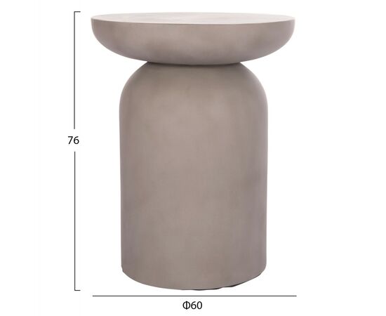 ΒΟΗΘΗΤΙΚΟ ΤΡΑΠΕΖΙ ANNA HM18160.03 FIBER CEMENT ΣΕ ΓΚΡΙ--Φ60x76Υεκ. - ΤΡΑΠΕΖΙΑ ΚΟΥΖΙΝΑΣ στο Milonadakis.gr