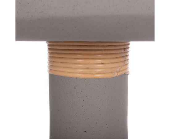 ΒΟΗΘΗΤΙΚΟ ΤΡΑΠΕΖΙ TRED(T) HM18169.03 FIBER CEMENT ΓΚΡΙ-ΦΥΣΙΚΟ RATTAN--Φ40x61Υεκ. - ΤΡΑΠΕΖΙΑ ΚΟΥΖΙΝΑΣ στο Milonadakis.gr