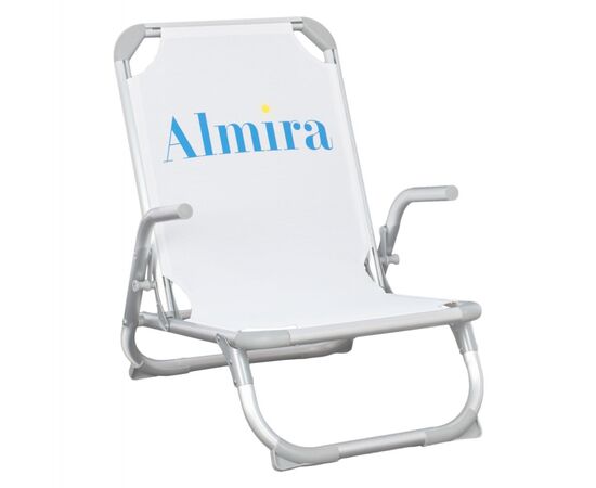 ΚΑΡΕΚΛΑΚΙ ΠΑΡΑΛΙΑΣ ΨΗΛΗ ΠΛΑΤΗ ALMIRA HM5053.03 ΒΑΡΕΩΣ ΤΥΠΟΥ ΛΕΥΚΟ ΑΛΟΥΜΙΝΙΟΥ 56x70x66 εκ. - ΚΑΡΕΚΛΕΣ ΠΑΡΑΛΙΑΣ στο Milonadakis.gr