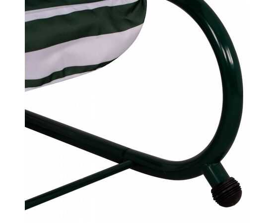 ΚΟΥΝΙΑ 3ΘΕΣΙΑ WALSH ΚΡΕΒΑΤΙ HM5050 ΠΡΑΣΙΝΟ-ΛΕΥΚΟ 211x117x175 cm - ΚΟΥΝΙΕΣ - ΦΩΛΙΕΣ στο Milonadakis.gr
